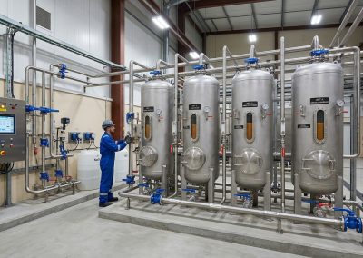 Distribució en planta pel fraccionament del sèrum làctic